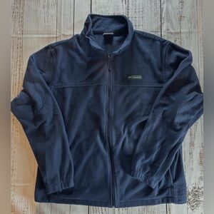 Columbia Men’s Fleece Jacket XL | Navy, Full Zip, Great Condition